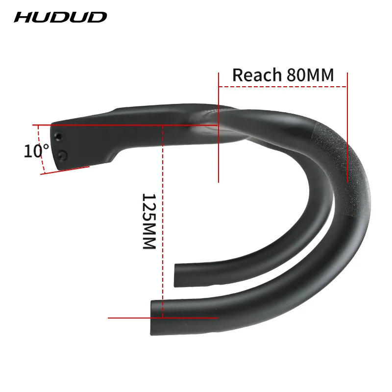 Road Bike Carbon Ultra-Light T800 Internal Cable Routing Integrated Drop Bar