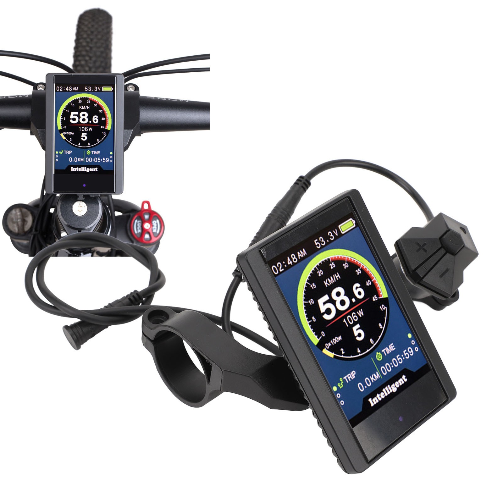 P850C Electric Bike Color Display For M400 G330 M620 G510 Mid Motor 3.2 Inc UUZY
