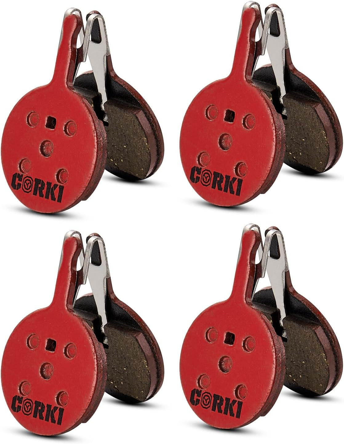 Bicycle Disc Brake Pads for Avid BB5 – 4 Pairs (Resin/Semi-Metallic/Sintered)