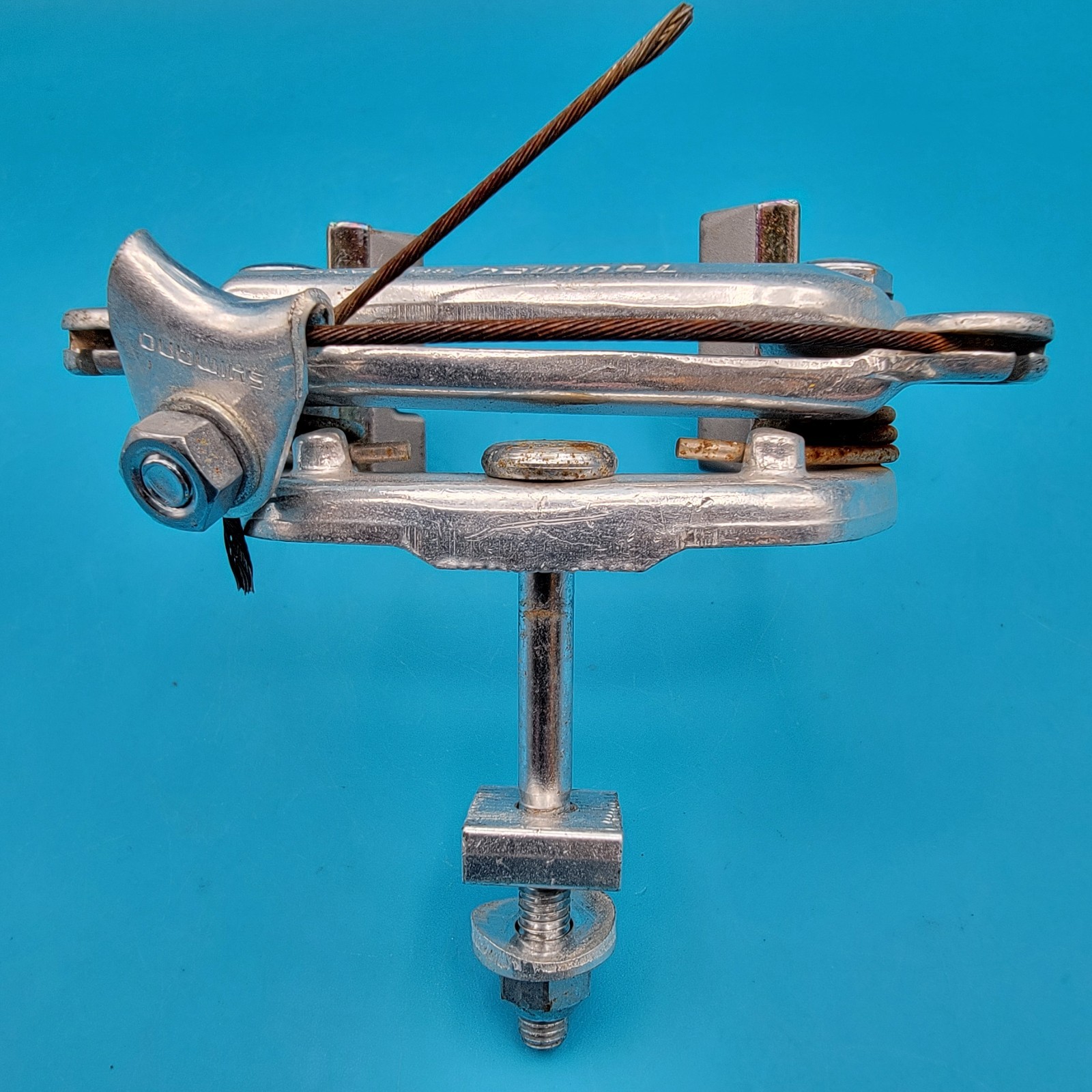 Vintage Shimano Tourney Center Pull Caliper Brake Set Road Bike Rim Brakes e4