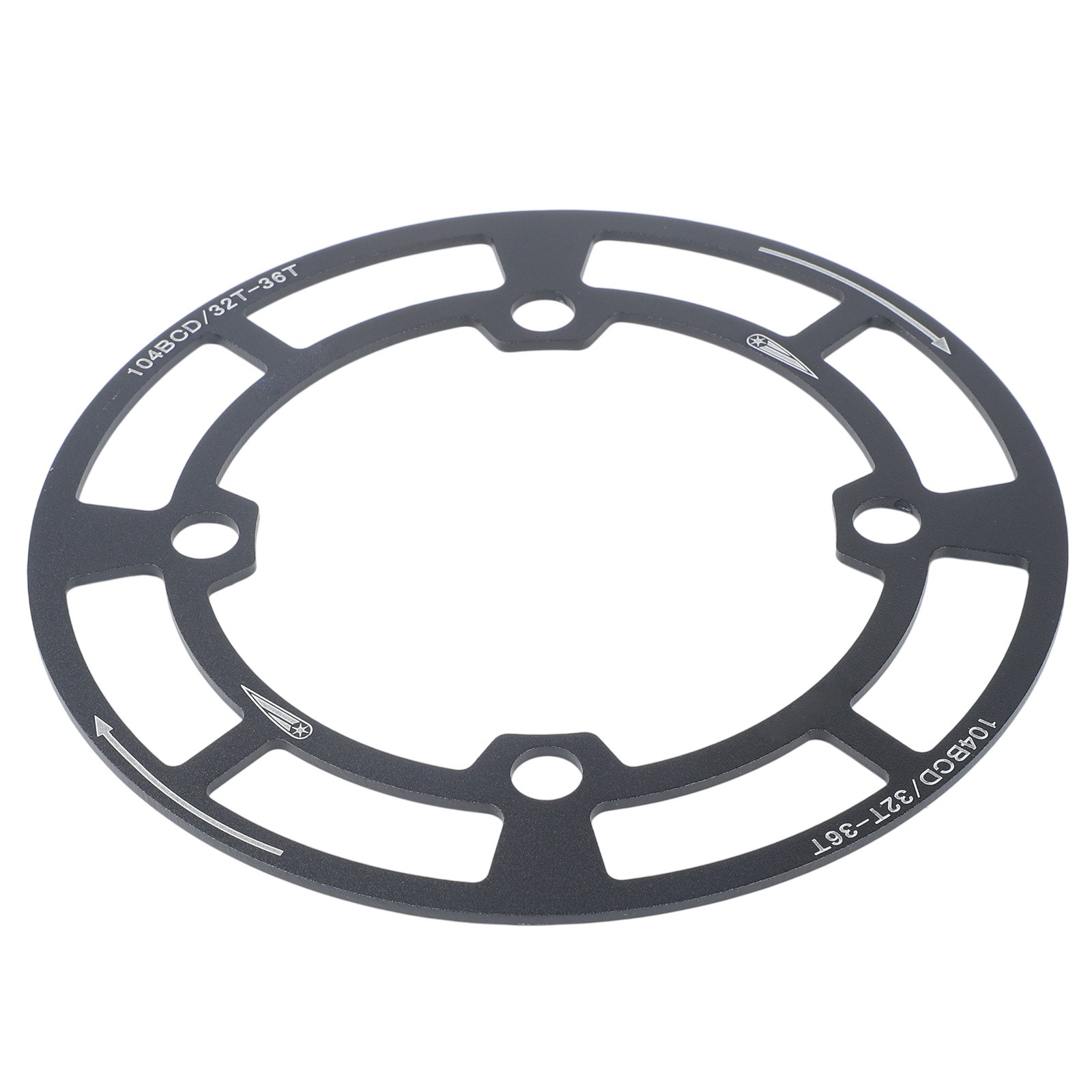 Lightweight Aluminum Chainring Protector 104BCD for Mountain Bike 158mm Size