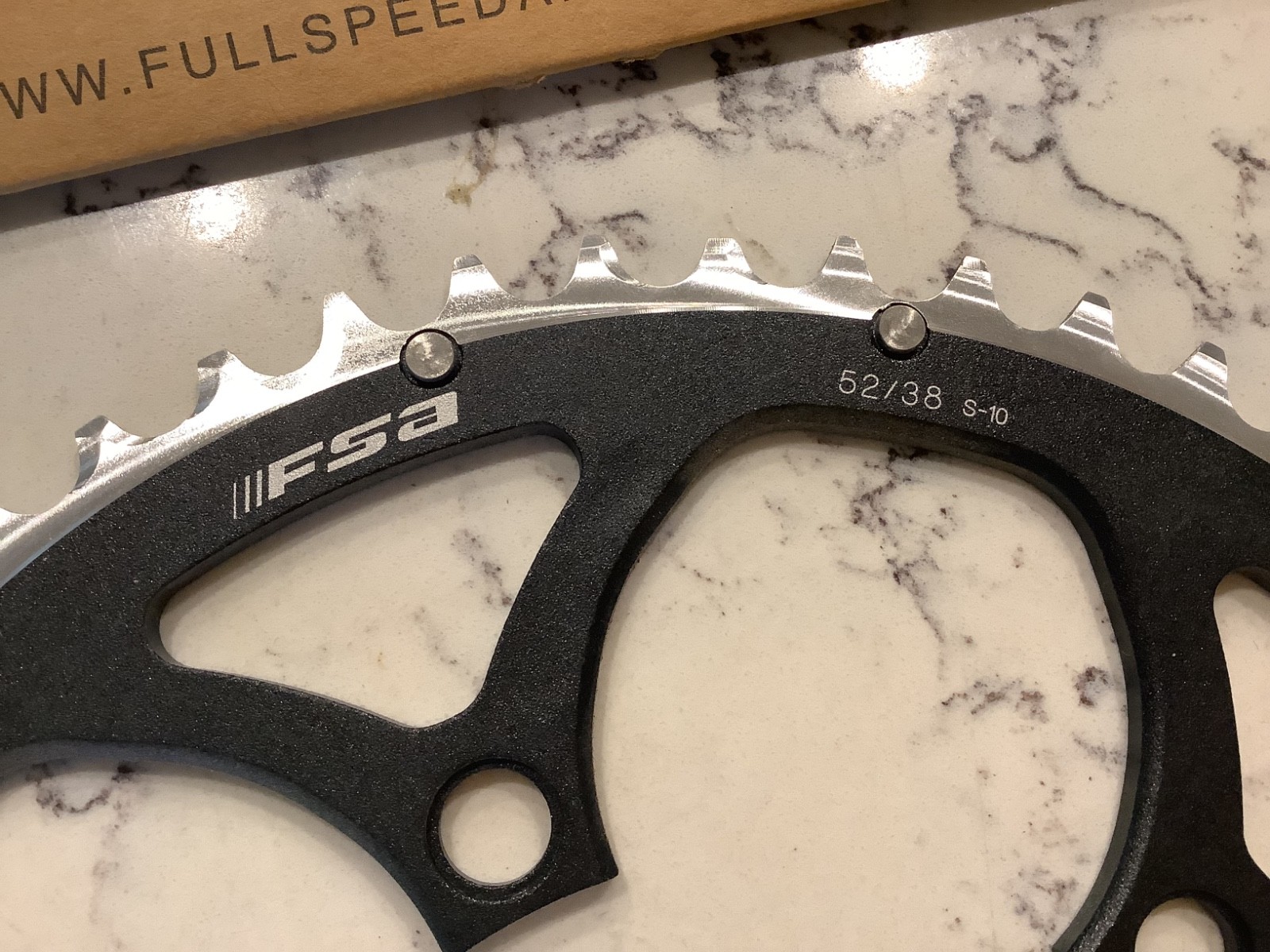 FSA Pro Road 52T x 110mm Chainring S10 Black