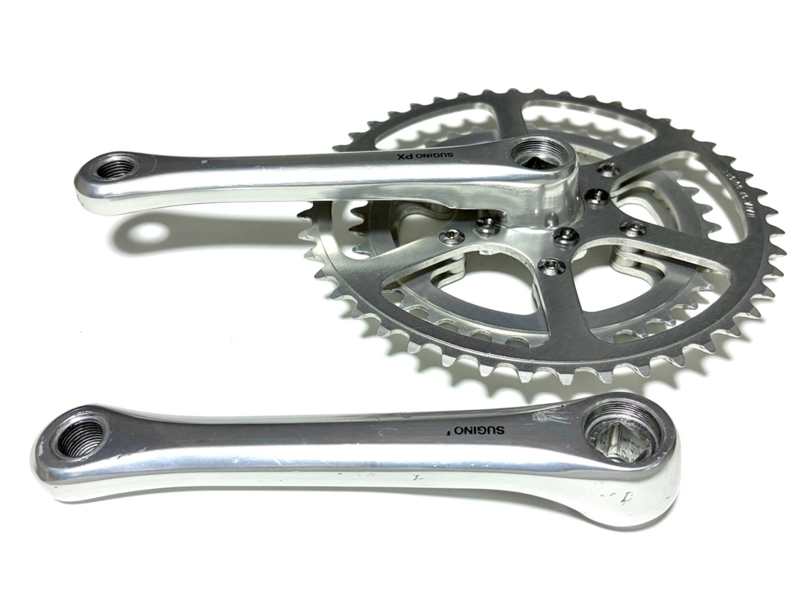 Rare SUGINO PX Triple Crankset 160mm 46/36/30T w/ Box Vintage Touring