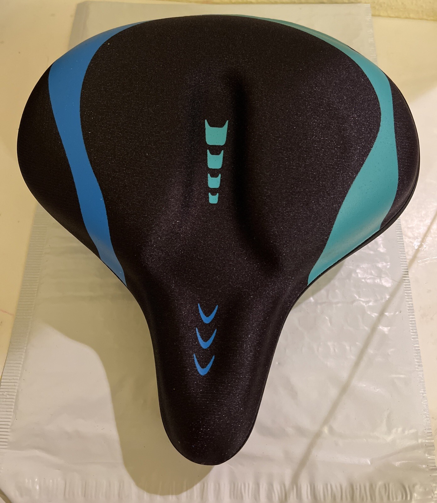 CDYWD Oversized Bike Seat for Men Women Comfort, Extra Wide Bicycle Seat Cush