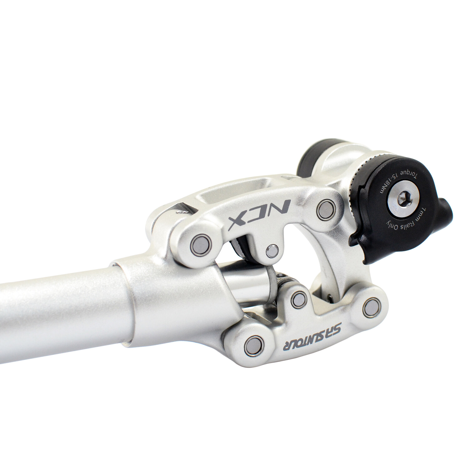 SR SUNTOUR SP12 NCX Suspension Seat Post w/ Protective Cover 27.2X350mm , Silver