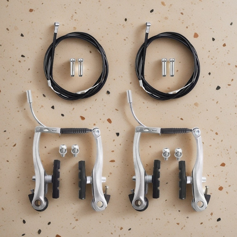 2 Pair Universal Mountain Bike Brake Set V Brake for Front & Rear Bike MTB Brake