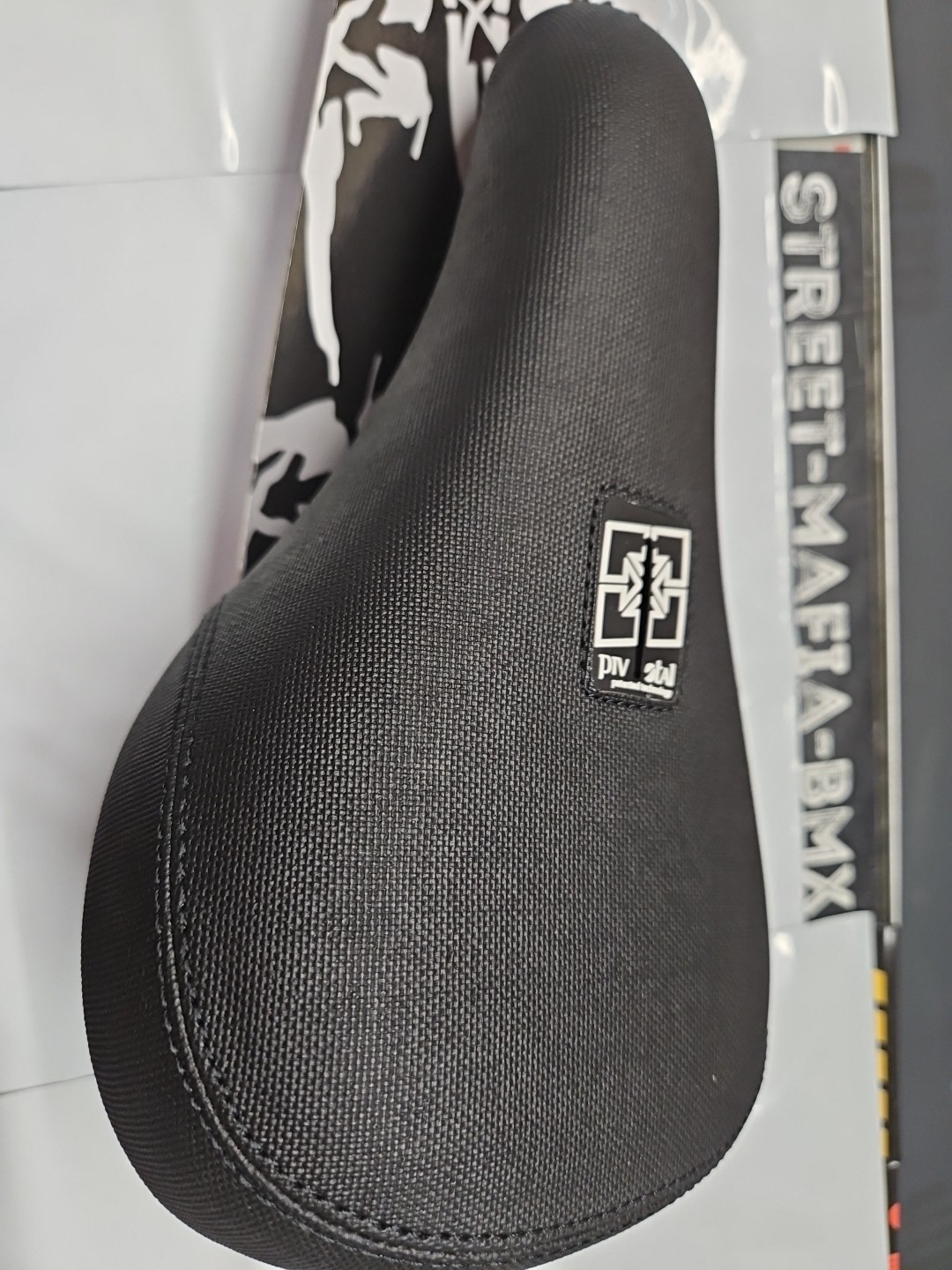 FIT Bar Stool FAT Pivotal BMX BIKE SEAT Black Vinyl GT SE S&M KINK DK FBM new