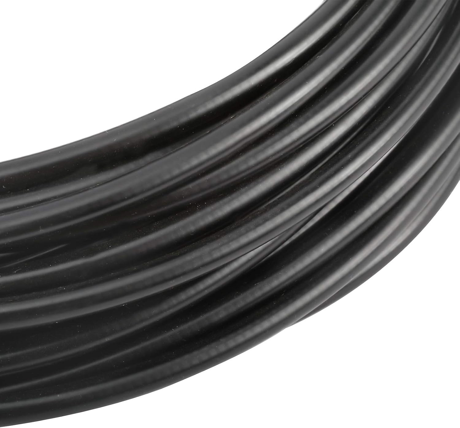 Yaemarine 5Mm X 50Ft Bicycle/Bike Lined Brake Cable Housing Black