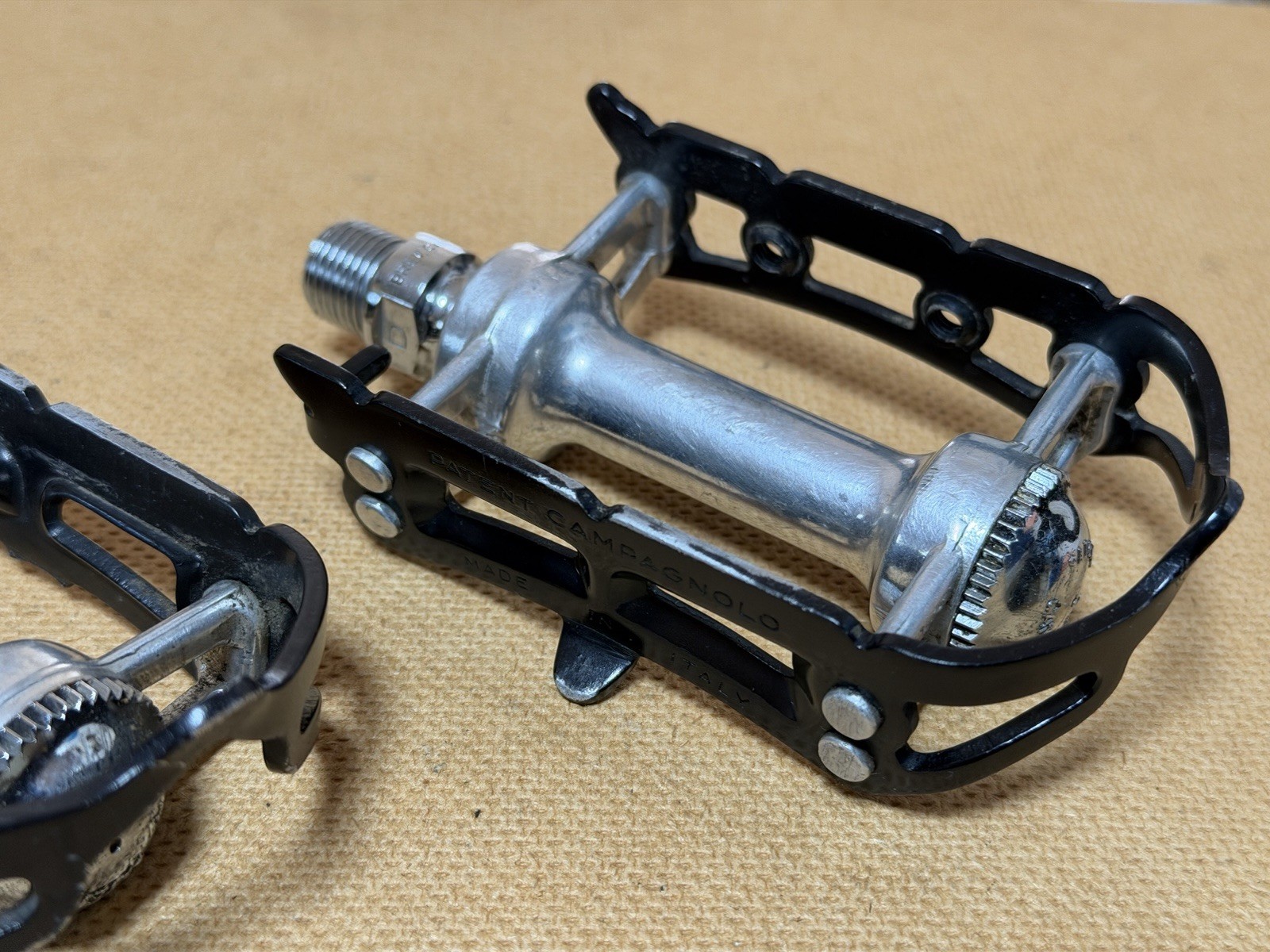 Vintage Campagnolo Superleggeri Pedals 9/16” Made In Italy Record