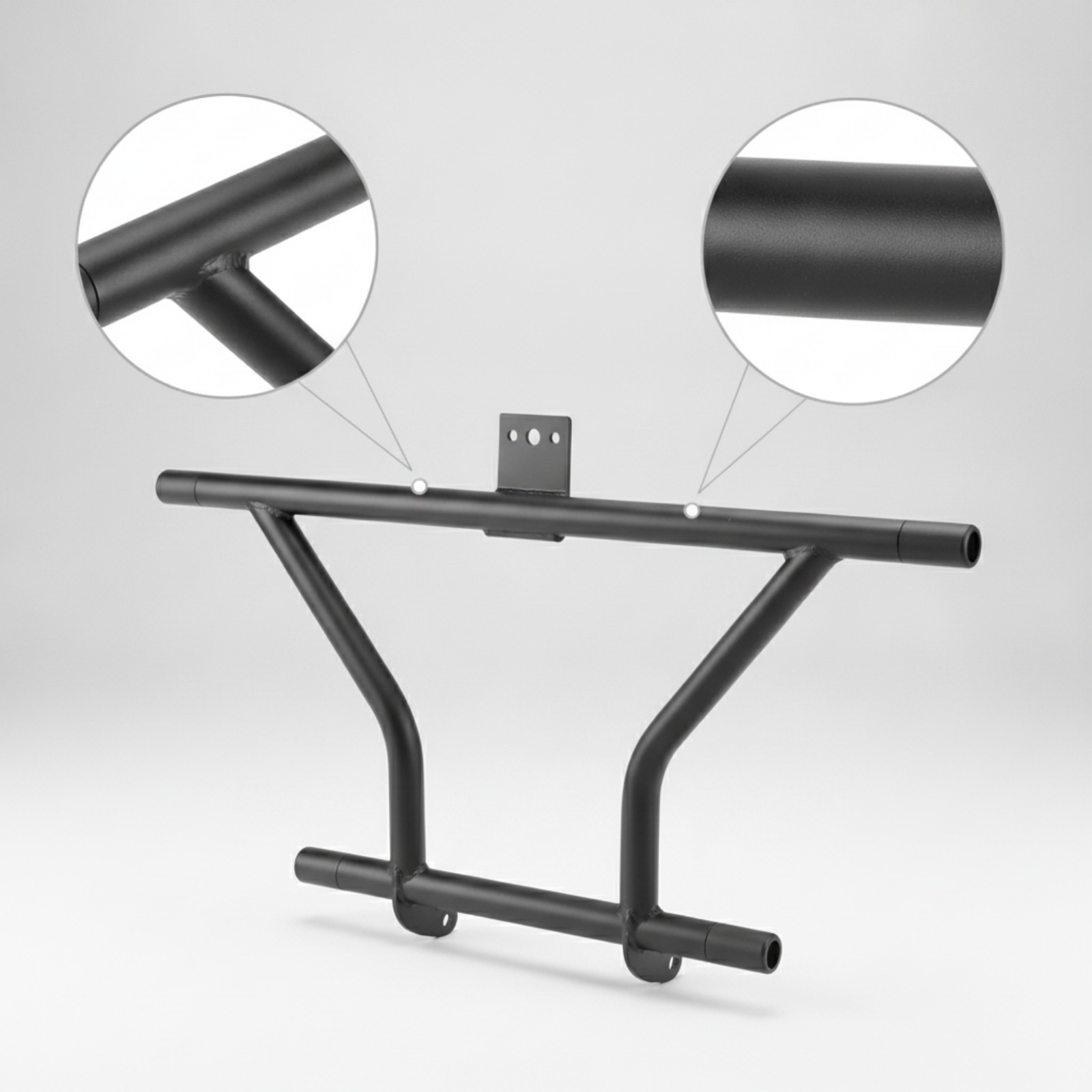 Motorcycle Crash Bar Sturdy Motorcycle Engine Guard Powder Coated
