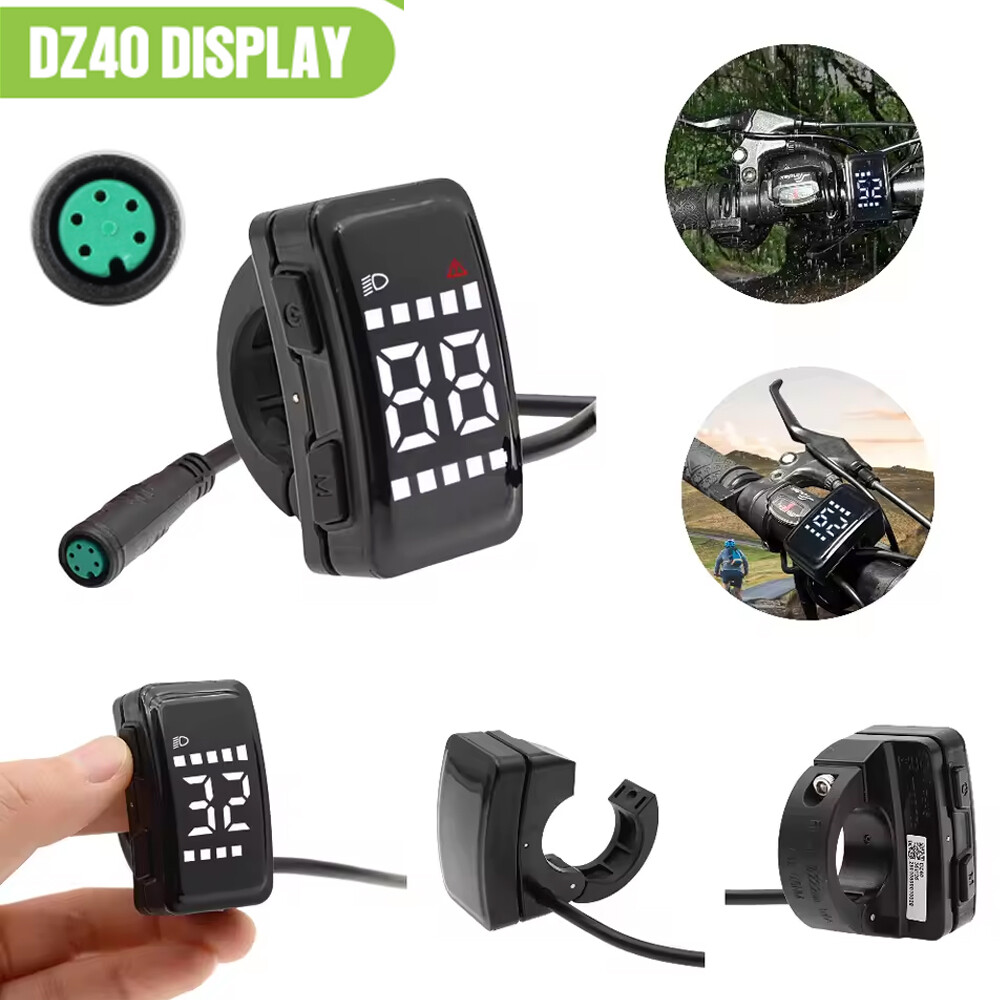 DZ04 LCD Display UART Speed Meter For BAFANG Mid Hub Motor BBS01 BBS02 BBSHD US