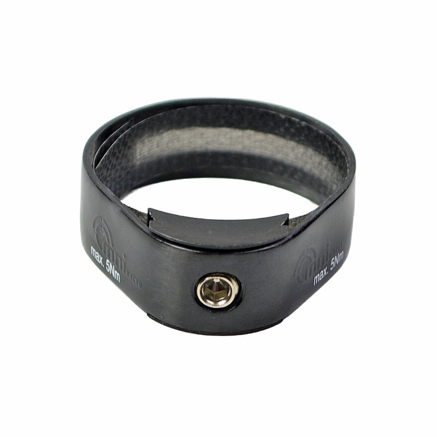 OMNI Racer WORLDS LIGHTEST CARBON Seatpost Clamp 31.8-32mm JUST 5.8 Grams! GLOSS