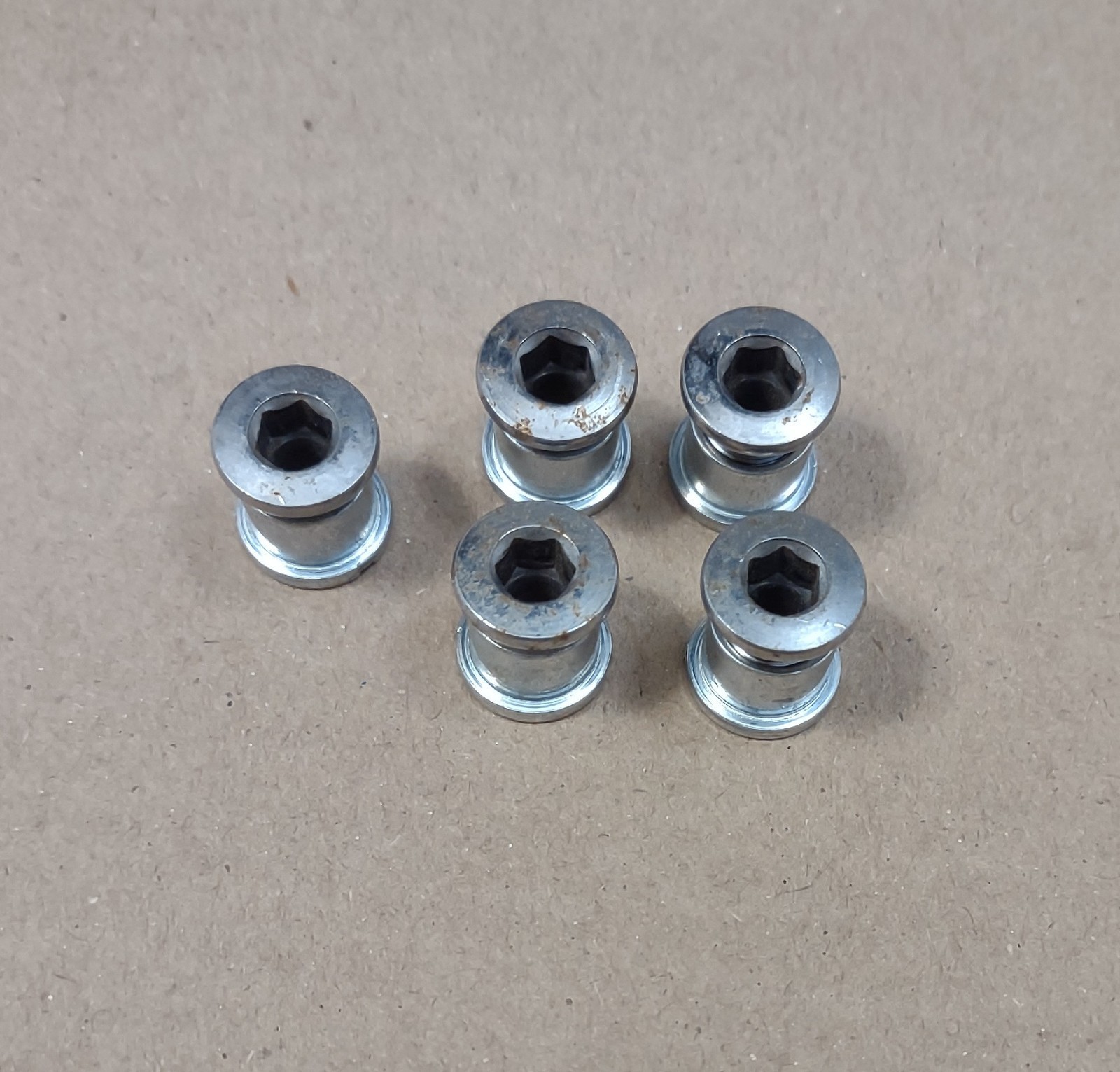 Vintage Bike Chain Ring Bolt Set