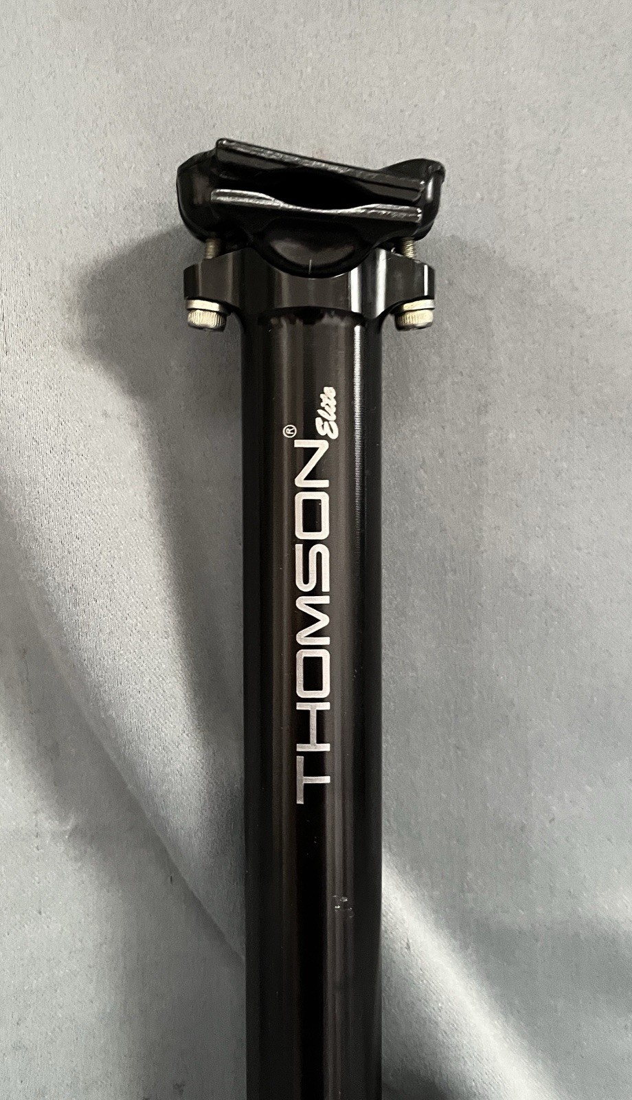 Thomson Elite SP-E128 Seatpost 30.9 x 367mm Uncut Zero Setback 2-Bolt 241g