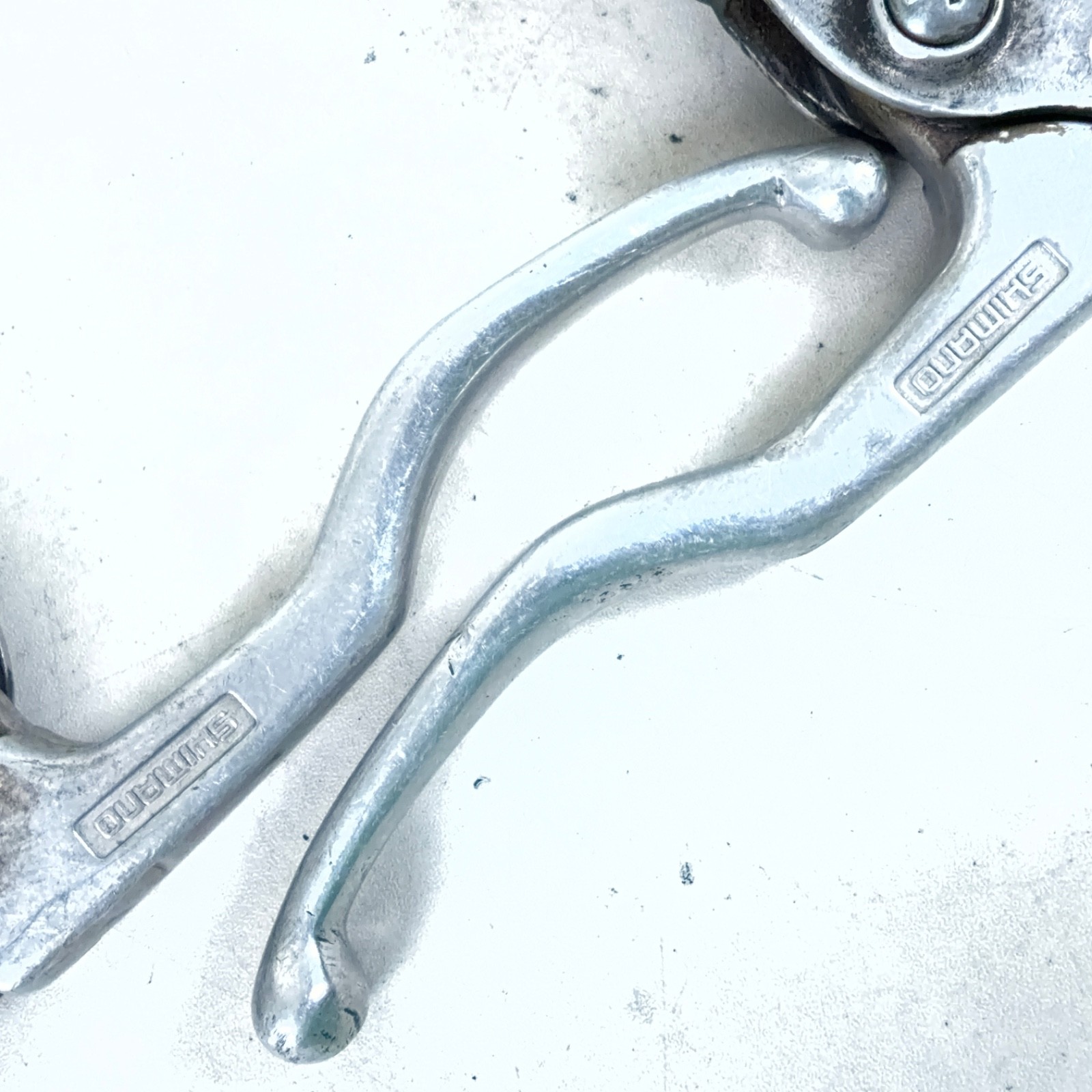 Shimano Vintage BL-AT50 L/R Brake Lever Set Japan 4-finger 22.2 mm BMX Style