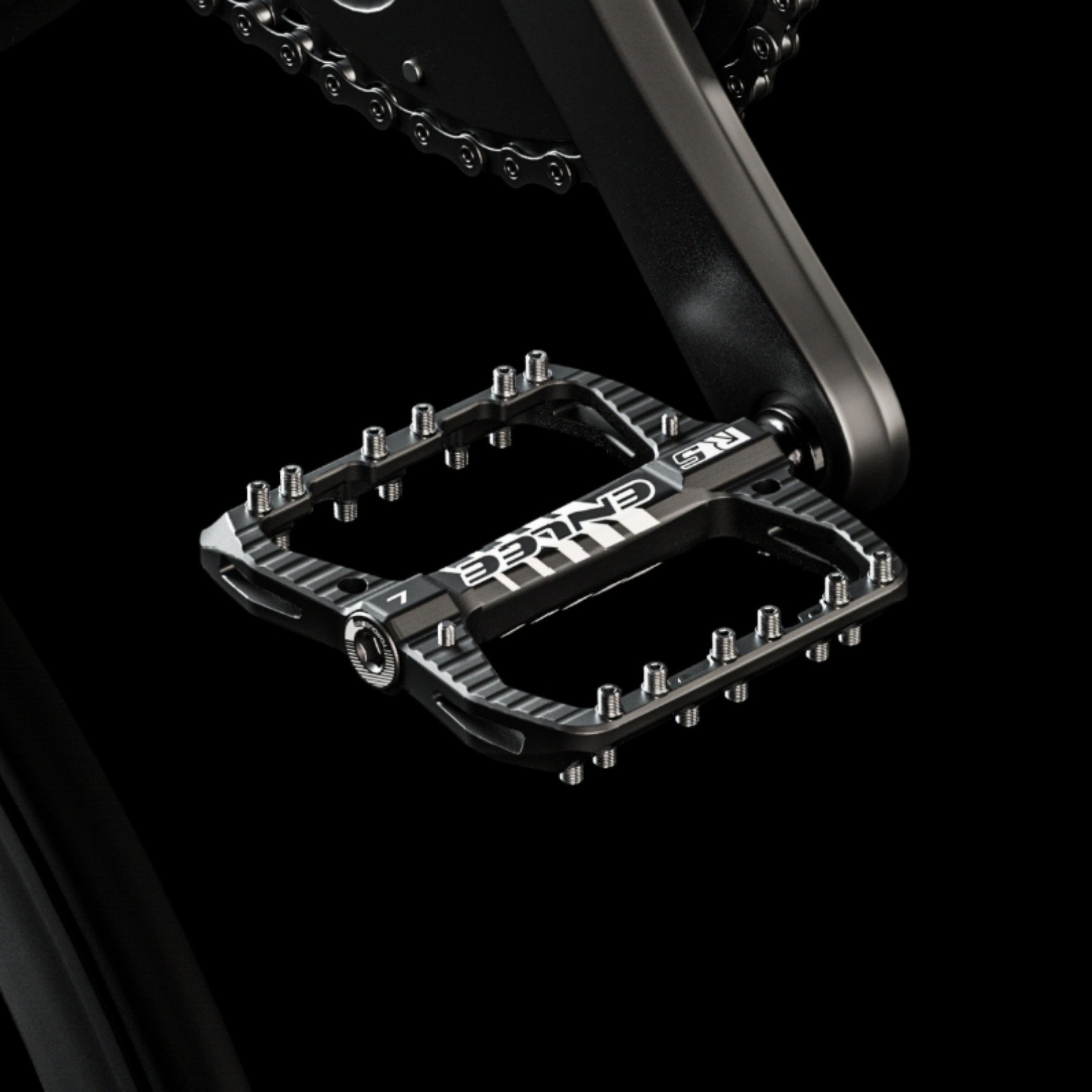 Bike Pedals Flat Platform Aluminum Alloy Sealed DU Bearing Anti-Slip MTB BMX