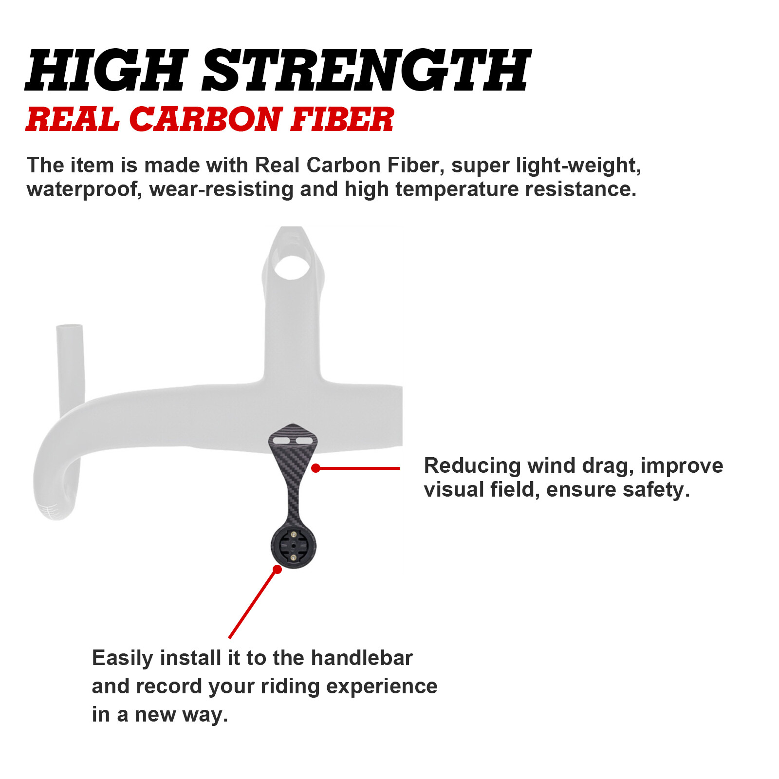 Garmin WAHOO Computer Mount for Pinarello DOGMA F & F12 MOst Talon Handlebar