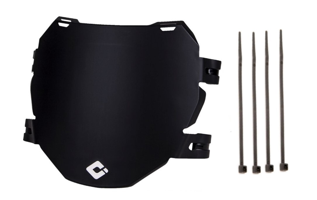 ODI Black Number Plate With Zip Ties For Downhill MTB’s EBikes Surrons