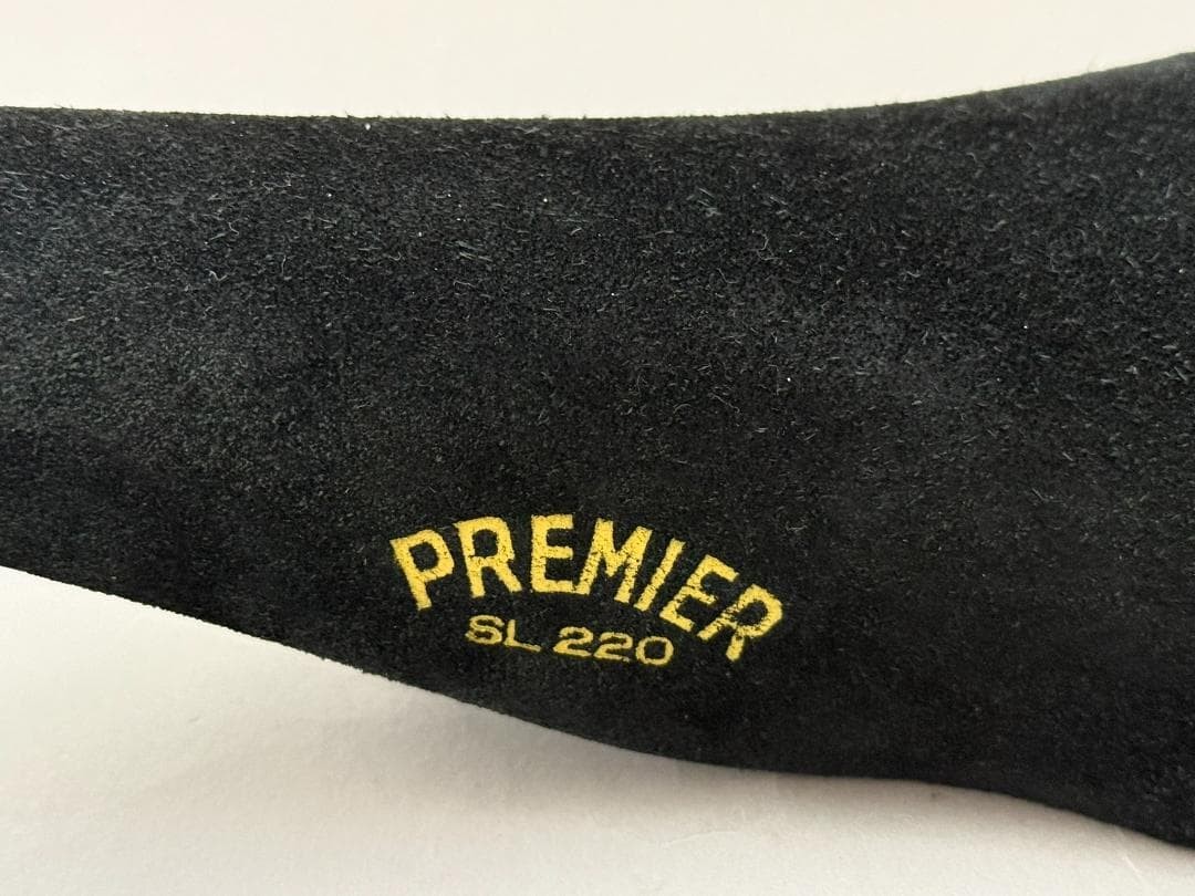 Premier SL 2270 Black Suede Lightweight Saddle 227g Aluminum Rails