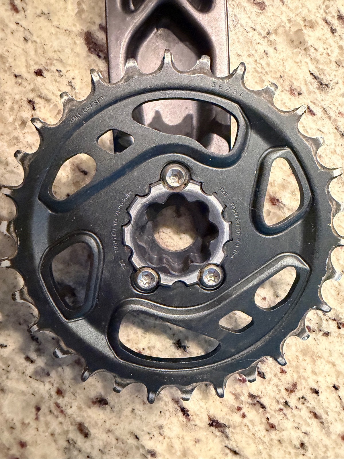 SRAM GX Eagle Boost 170 mm Crankset 30T – Gray (no extractor cap)