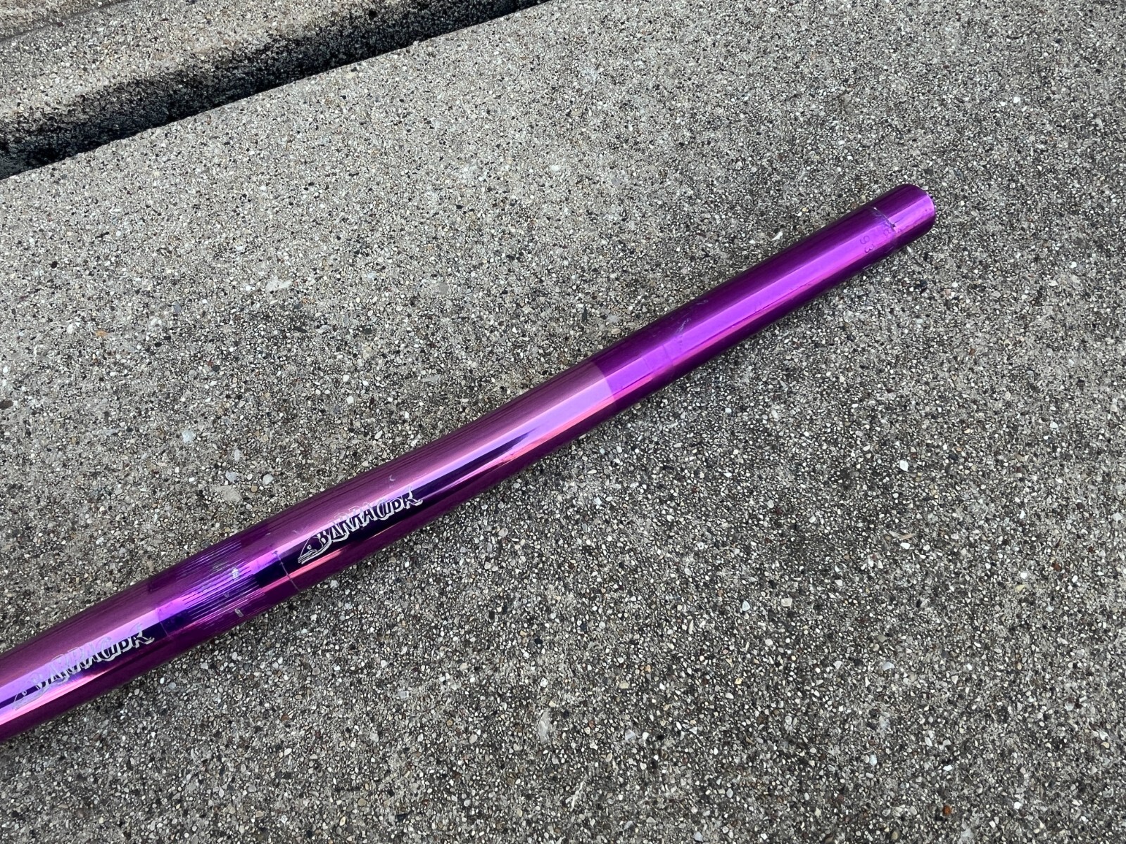 Vintage Barracuda Handlebar 25.4 Mountain Flat Bar 90s 560 mm CUDA Purple