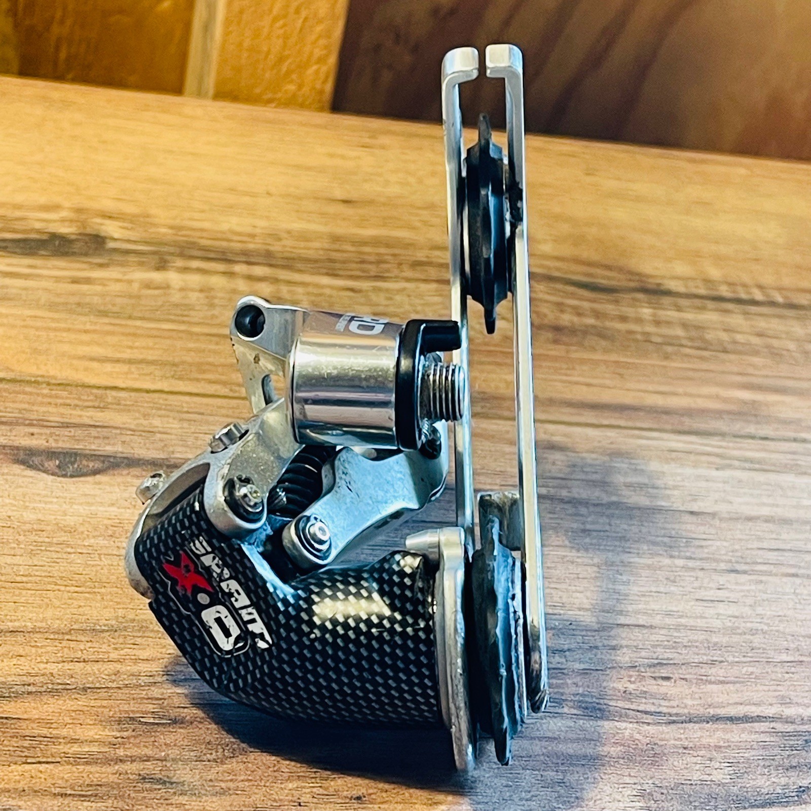 SRAM X0 ESP SRAM Racing Development 9 Spd Rear Derailleur Long Cage WORN
