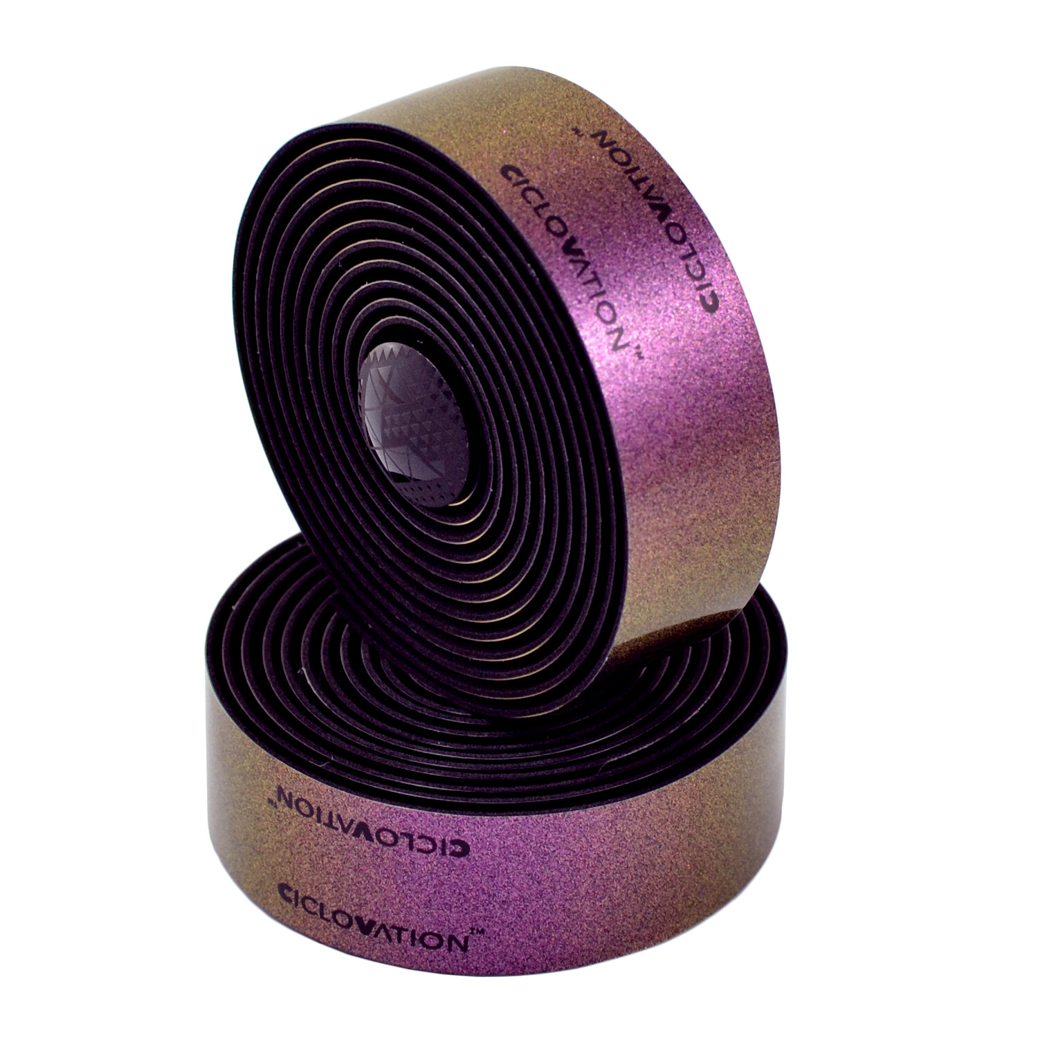 CICLOVATION Advanced Leather Touch Bar Tape Road Handlebar Tape , Aurora Purple