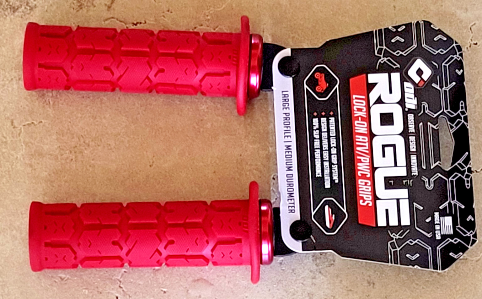 ATV LOCK-ON HANDGRIPS, GRIPS FOURTRAX, FOREMAN, RECON, RANCHER, RUBICON, RINCON