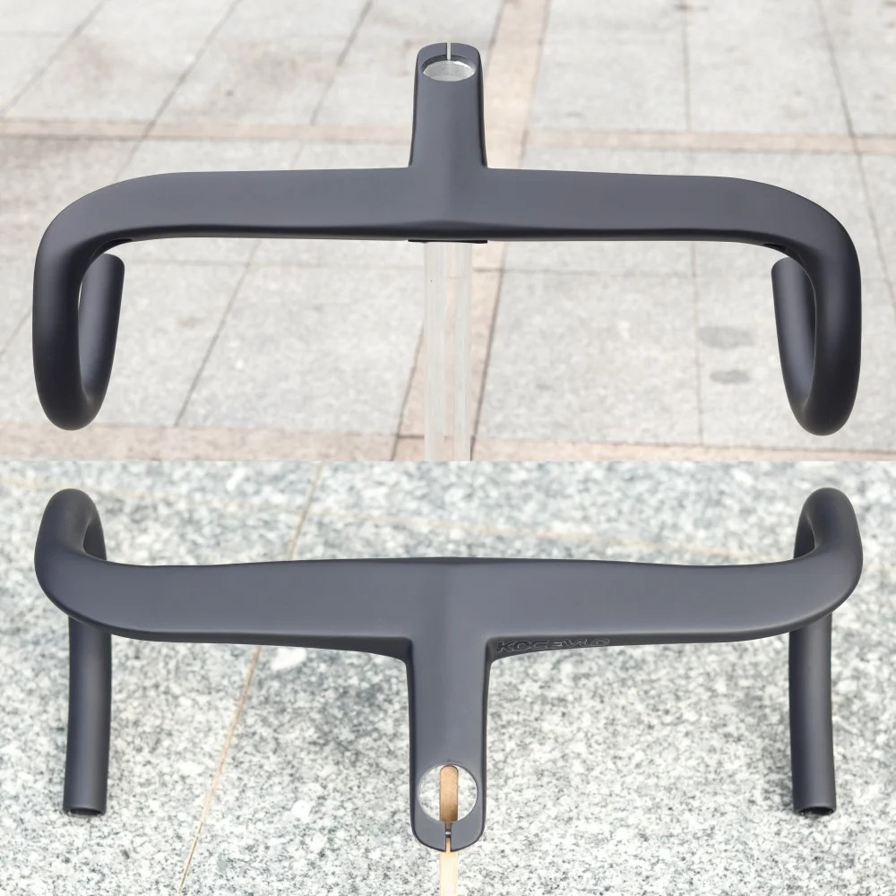 Road Bicycle Drop Bar Carbon Integrated 28.6mm Internal Width 380/400/420MM