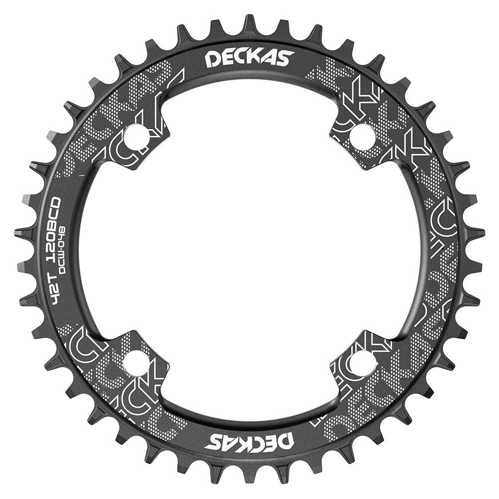 DECKAS 120BCD Chainring Round 36T 38T 40T 42T MTB Chainwheel MTB Crankset