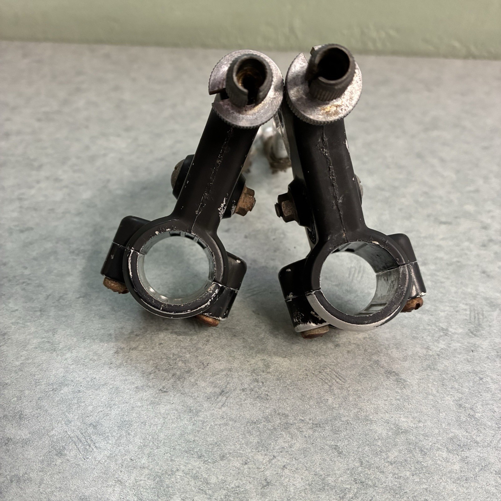 1986 Shimano BL-AT50 Early Mountain Bike Brake Levers Canti Japan Klunker 22.2