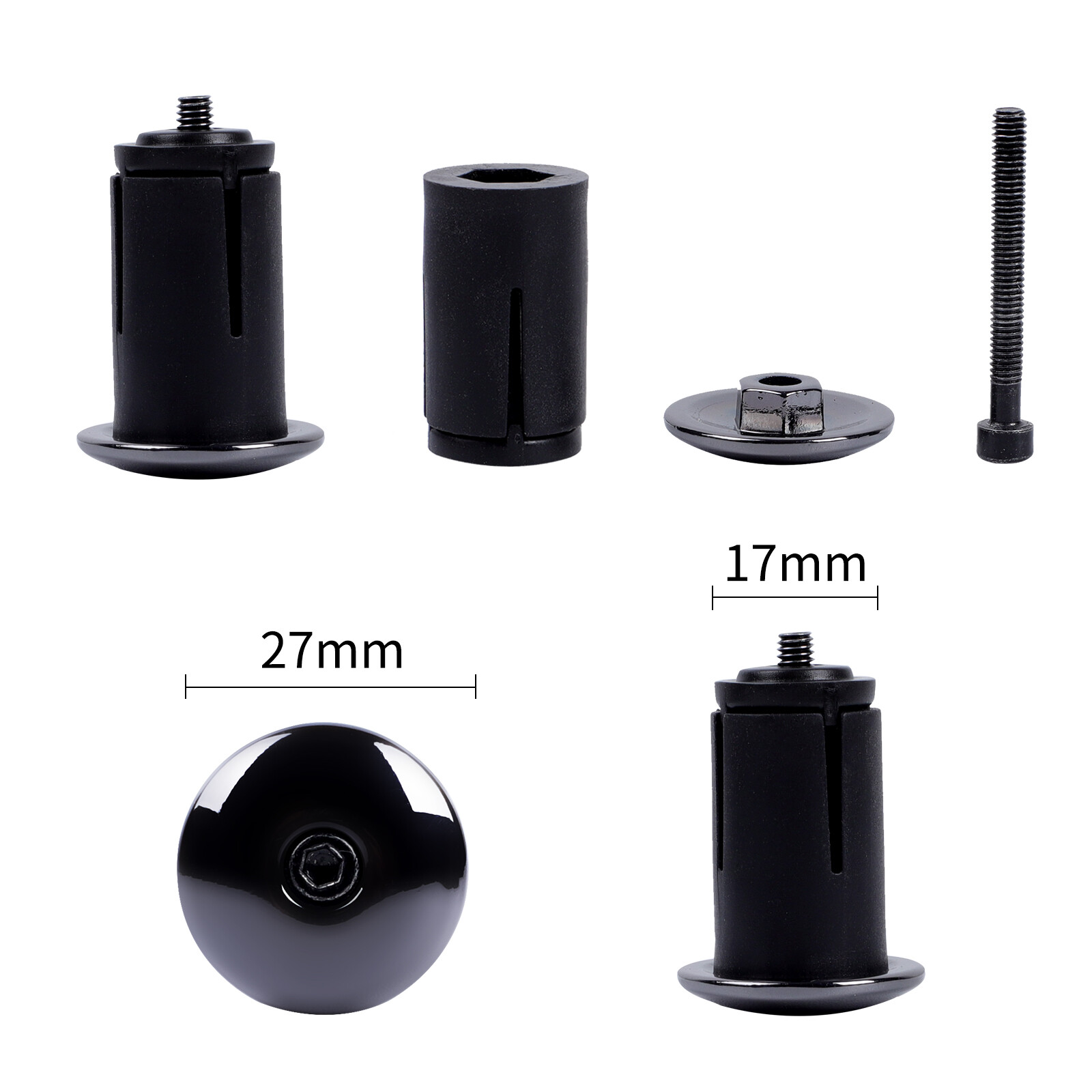 WEST BIKING Bicycle Handlebar Grip Plugs Bar End Cap Cover MTB Bike Bar Ends
