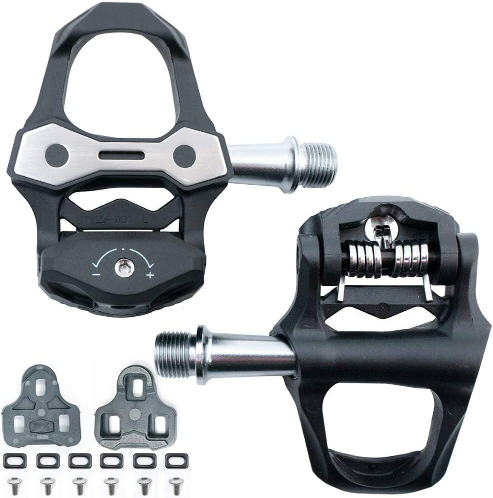 ZP-110 ZERAY Carbon Road Bike Pedals-Lightweight Clipless Bicycle Pedals