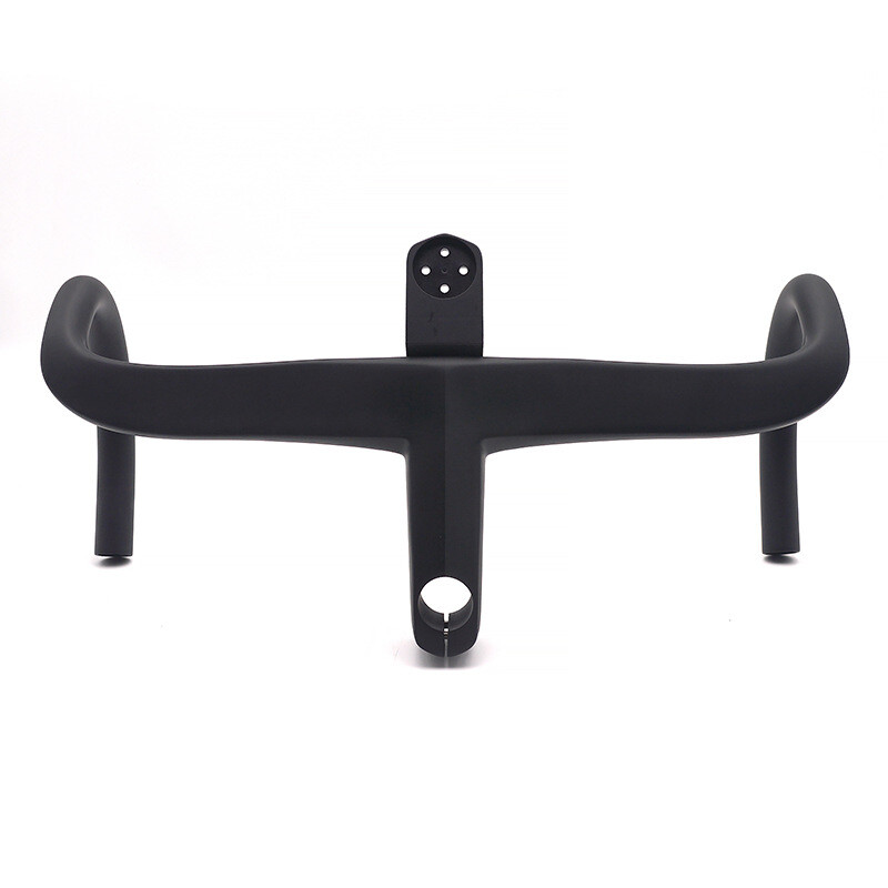 Carbon Fiber Handlebars Integrated Bar Stem Road Bike Drop Bar 380/400/420/440mm