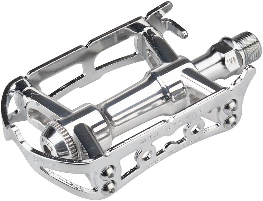 MKS Sylvan Road Next Pedals -Platform, Aluminum, 9/16″, Silver
