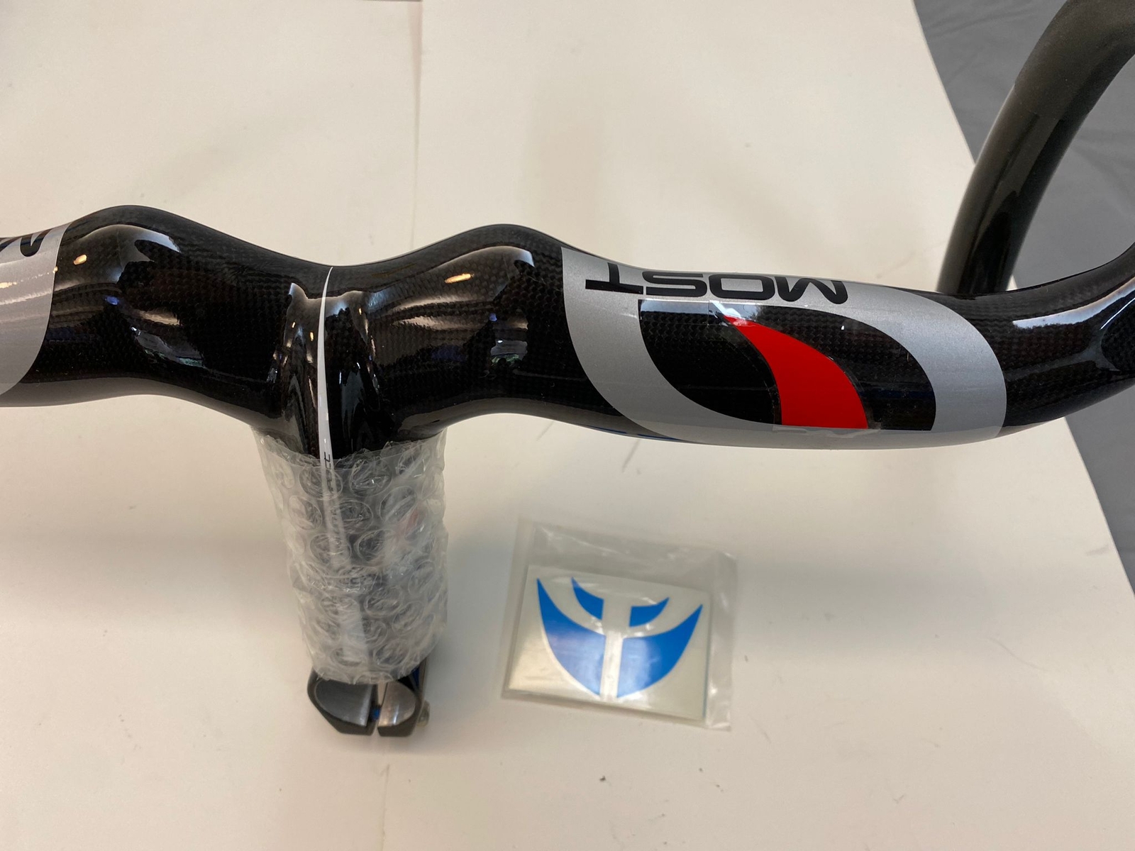 MOST 2013 TALON AERO 1K CARBON INTEGRATED HANDLEBAR NOS BLACK / WHITE