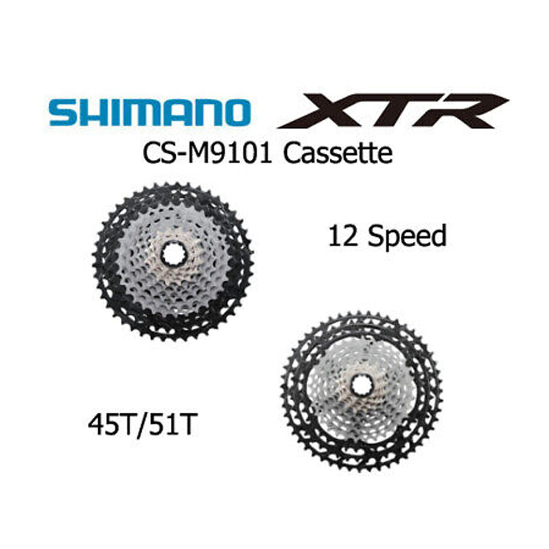 Shimano XTR CS-M9101 12 Speed Hyperglide+ Cassette MTB CS-M9100