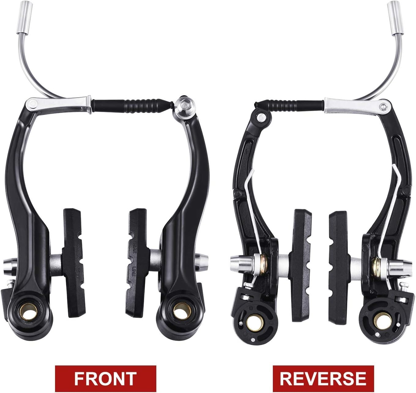 Mountain Bike Brakes Set – 2 Pairs + Accessories