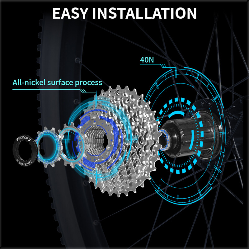 MTB Cassette 8/9/10/11S fits Shimano/Sram 11-50T Mountain Bike Bicycle Sprocket