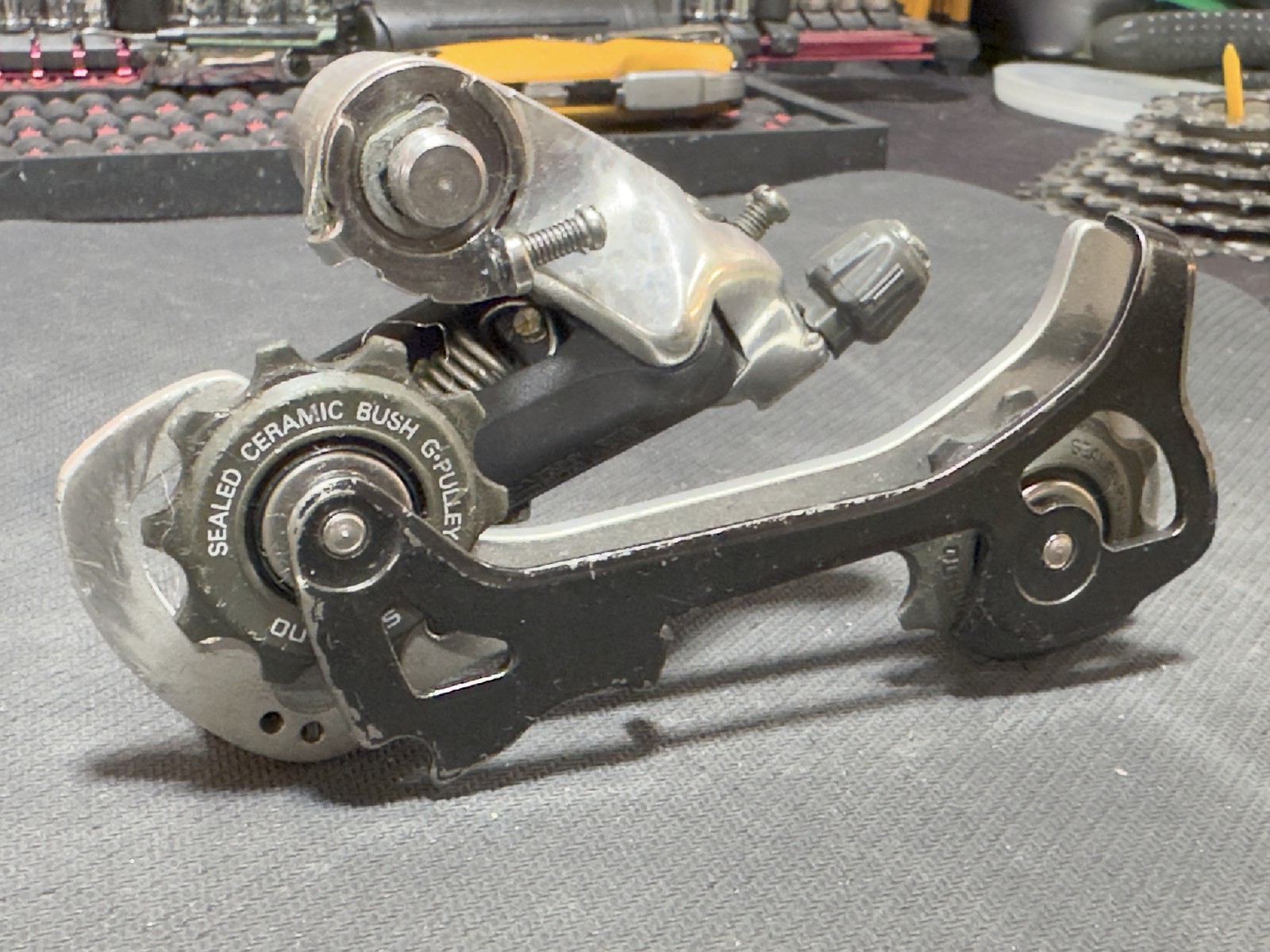 Vintage Shimano Deore XT 3×8 speed mini groupset