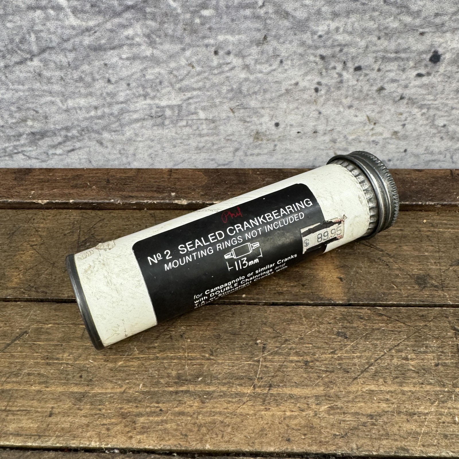 Vintage Phil Wood Bottom Bracket 113mm ISO Square Taper Campy Road Bike