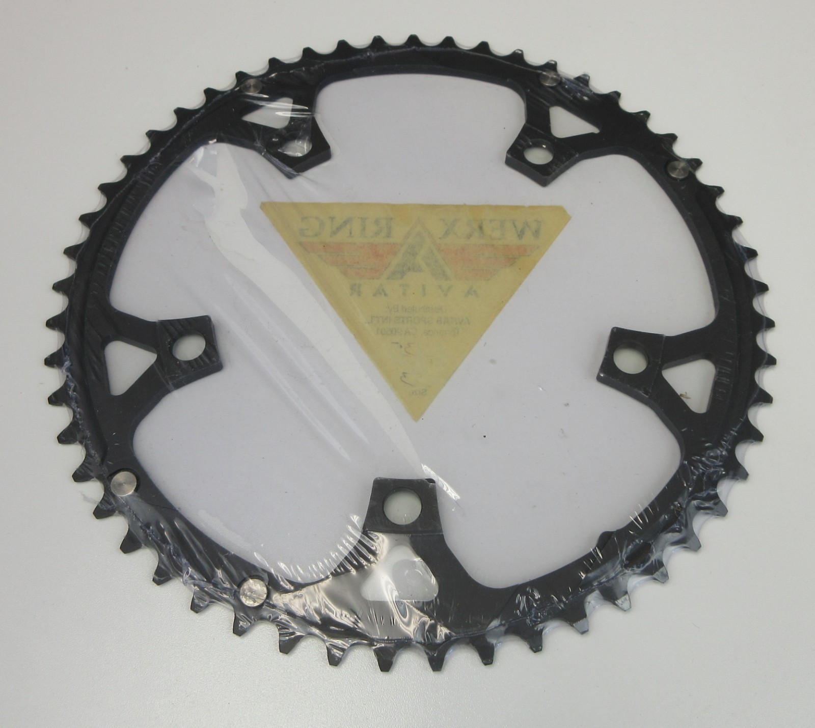 Avitar Werx Ring 53 Tooth Campy 135 BCD 5 Bolt Chainring USA HEAT TREATED NOS!