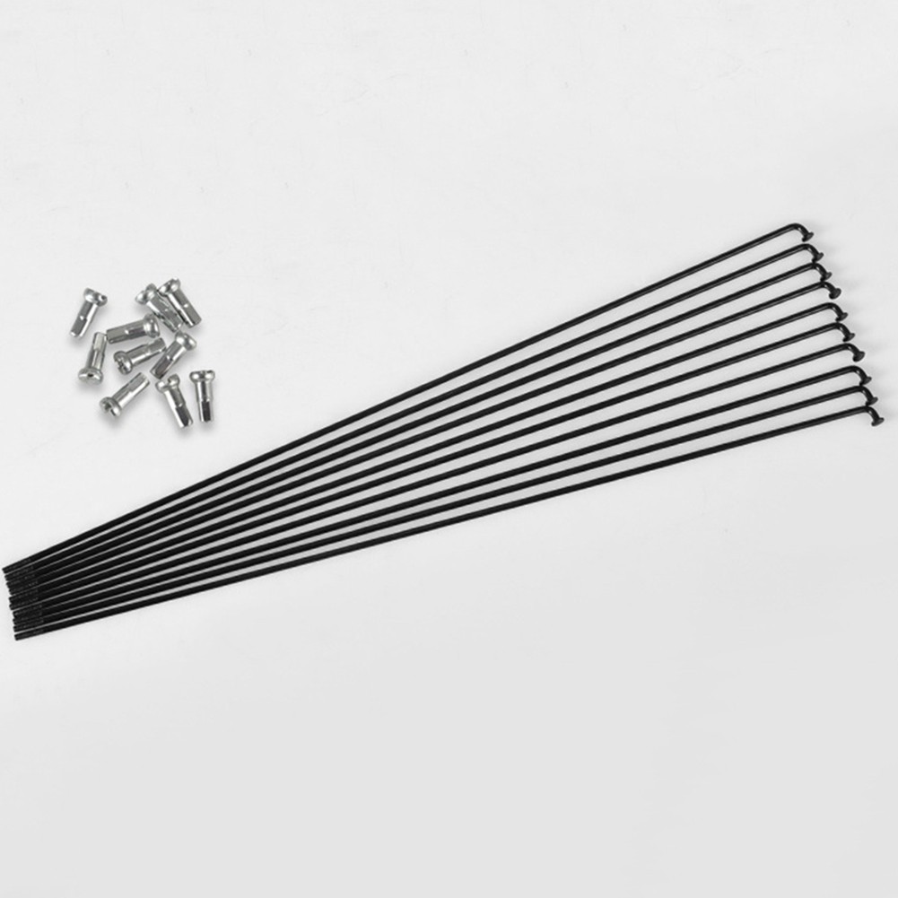 Replacement Steel Spokes and Nipples For 275MM for For 27 5 Bikes (24 Pcs)