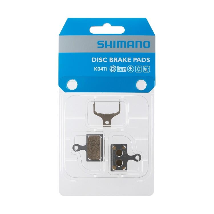 SHIMANO K04TI-MX METAL DISC BRAKE PAD WITH SPRING WP-Y8PU98020 NEW IBPK04TIMXA