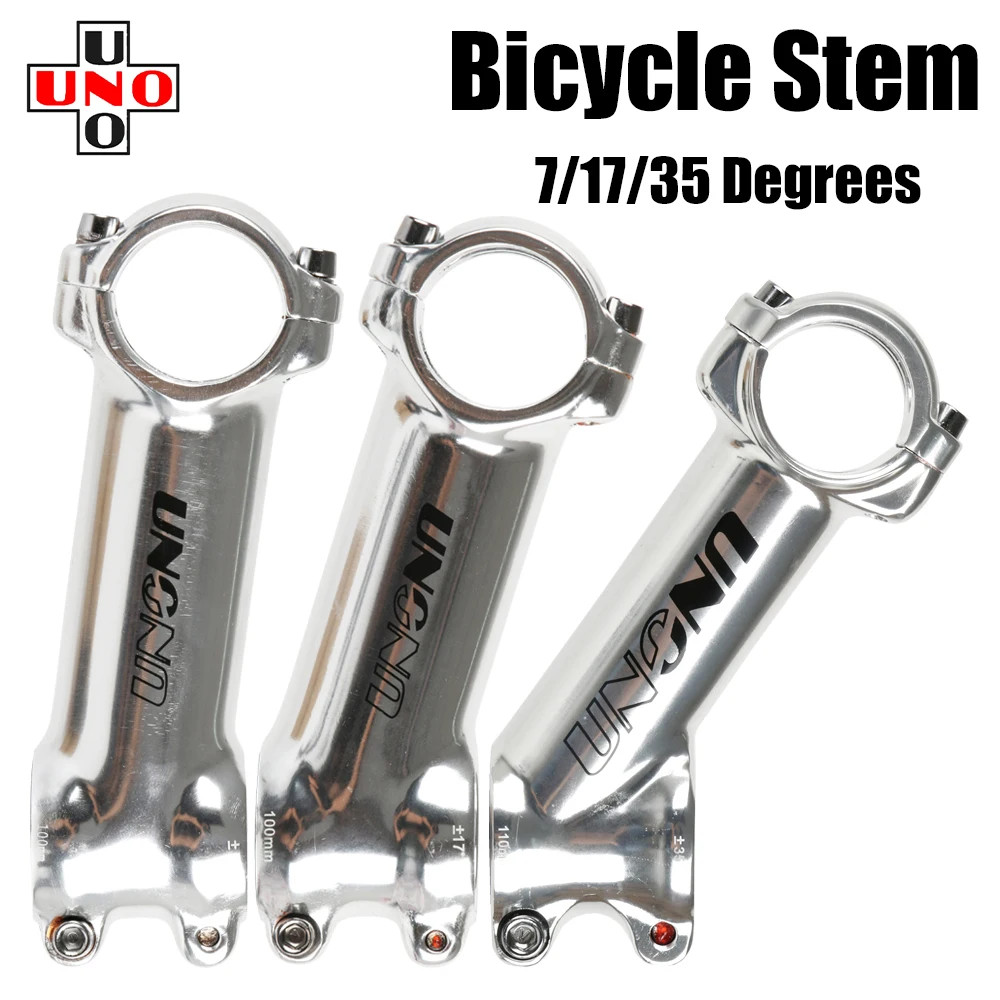 Ultra Light Bicycle Stem 7/17/35 Degree 60-130mm Mountain Road Bike Handle Stem