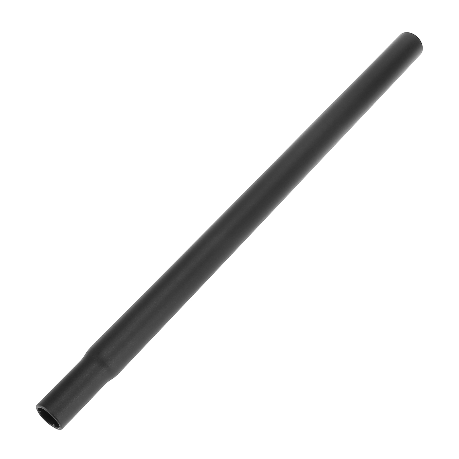 25.4x450mm Bicycle Seat Post Aluminum Alloy Seat Tube without Scale Mark Black