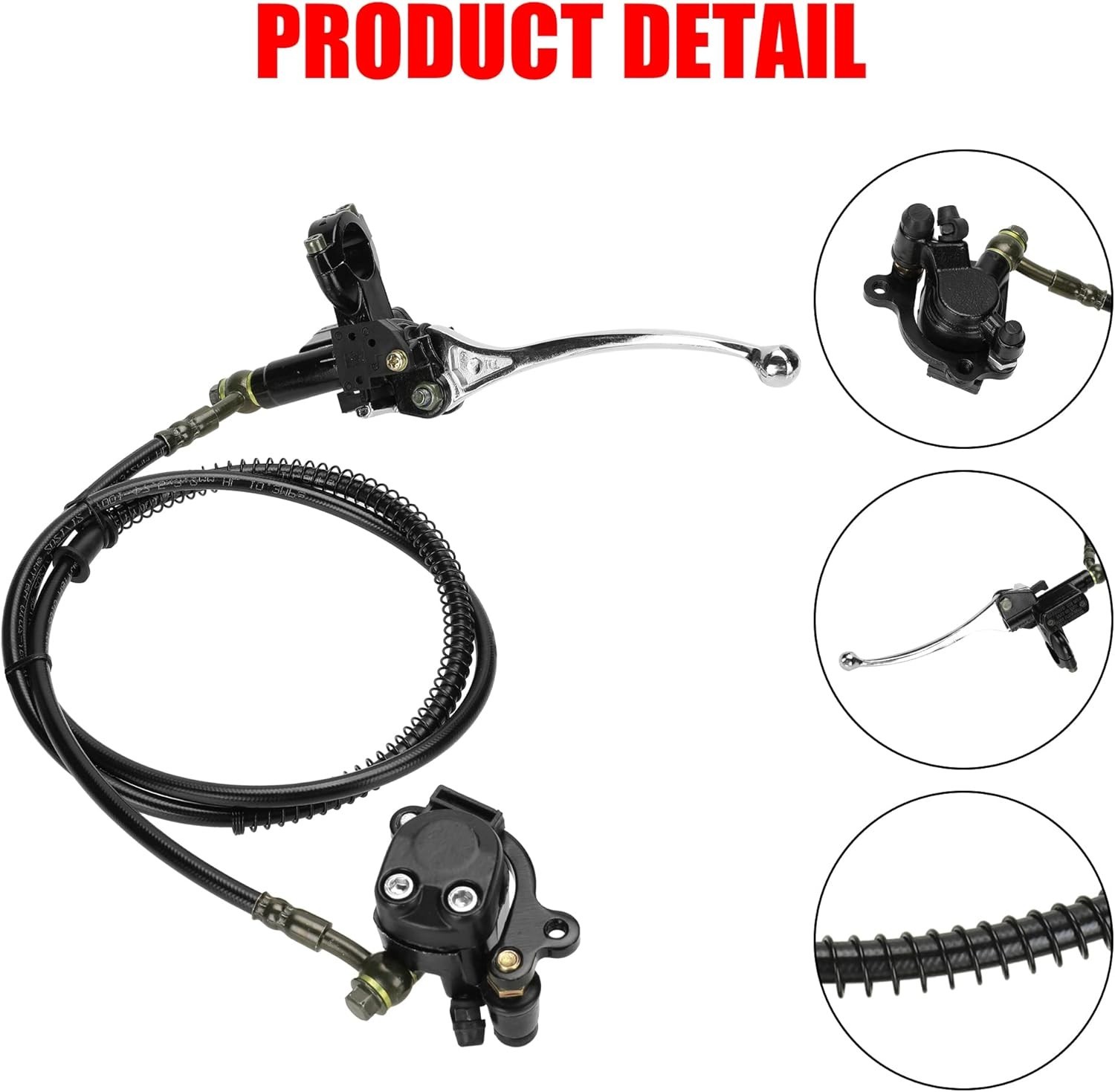 Hydraulic Brake Assembly for Mini Bikes, Superior Stopping Power and Durability