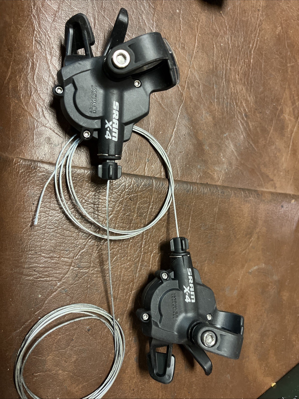 SRAM X4 8×3 Speed Trigger Shifter Set With Cables -mtb, Front,Rear