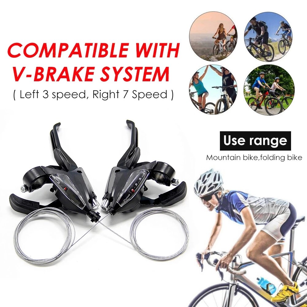 SHIMANO ST-EF500 3/7/8 Speed Bicycle Shifter Set MTB Bike Brake Lever Fit EF51