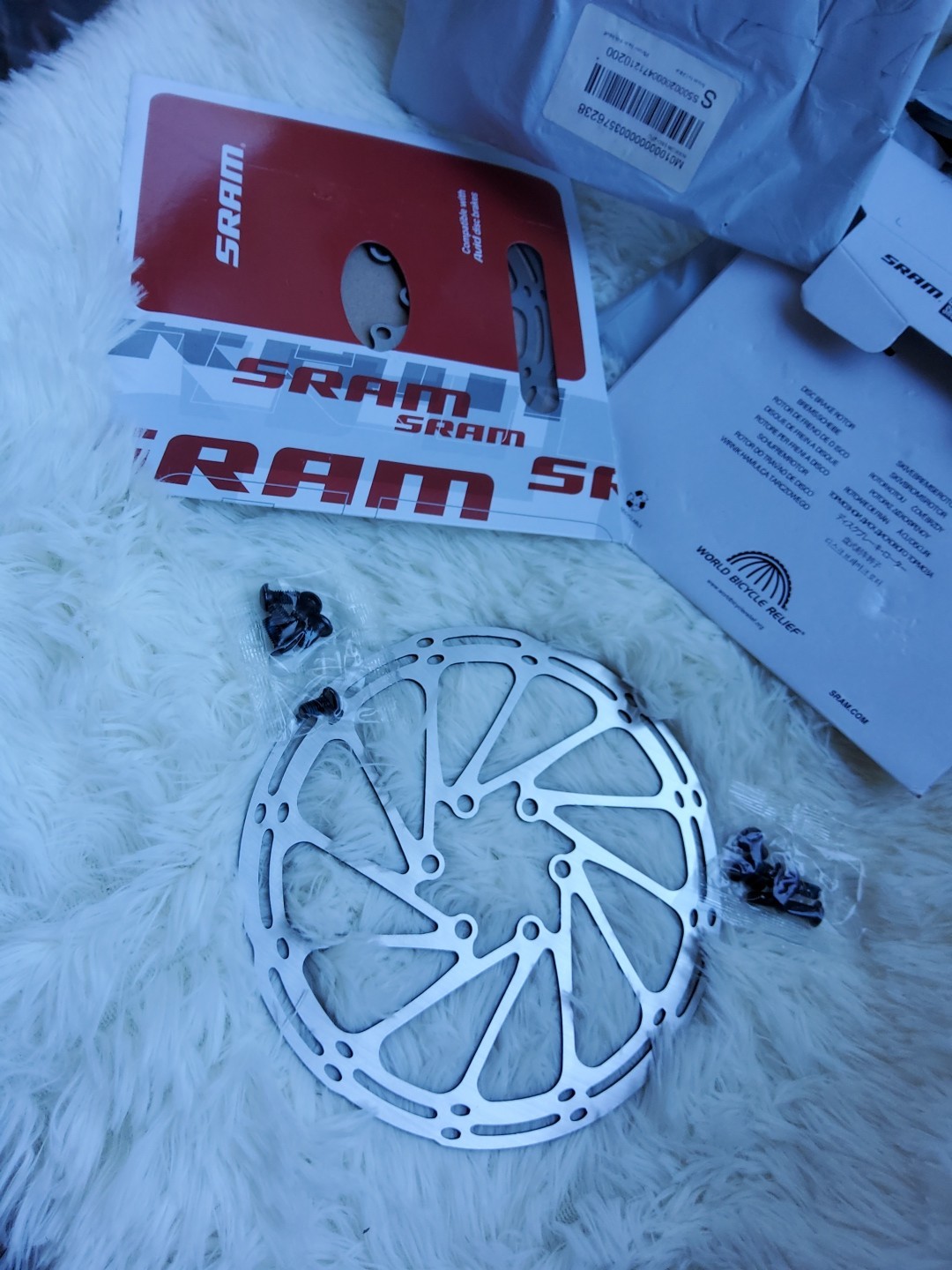 2PC Bicycle Brake Rotor 160mm 180mm 203mm MTB Centerline Rotor Hydraulic Brakes